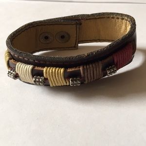 Leather bracelet